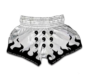 Shorts de boxe OEM personnalisés, shorts de Muay Thai avec tissu satiné respirant, design personnalisé - Product Image 6