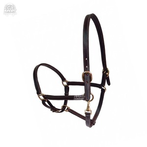Harnais anglais en cuir véritable avec rembourrage et ferrures en laiton de qualité supérieure, vente en gros - Product Image 2