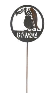 Piquet de jardin moderne en forme de crâne, décoratif pour jardinière, avec croix et os, art de jardin rouillé personnalisé, nouveau design, best-seller, meilleur prix - Product Image 6