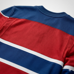 Jersey de Hockey sobre Hielo Personalizado con Logotipo para Hombre, Impresión por Transferencia de Calor, Rojo, Manga Larga, Transpirable, Secado Rápido, Servicio OEM del Equipo Knights - Product Image 3