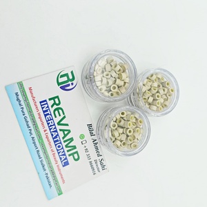 Hot Sales REVAMP INTERNATIONAL Professional Blonde <b>Beads</b> Nano Silicone Aluminum Micro Ring Hair <b>Extension</b> <b>Beads</b> Tip Commercial - Product Image 2