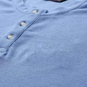 Comfortable Crew Neck Soft Fabric Casual Style T <b>Shirt</b> Stretchable Regular Fit <b>Waffle</b> Fabric Modern Style Wear T Shit - Product Image 2