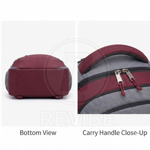 Multifunction Nylon School <b>Backpack</b> Breathable Mesh Back Lightweight Eco-Friendly 30-40L Capacity Adjustable <b>Strap</b> for Travel - Product Image 5