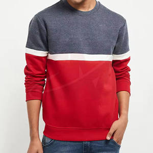 Sudaderas con logo personalizado en rojo y gris para hombre, en oferta, gran cantidad, últimos diseños disponibles, telas personalizadas - Product Image 1