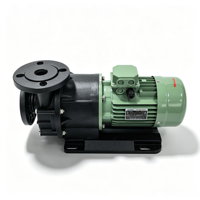 Pompe à eau centrifuge K AMX-553FGARE-1S 3hp PP+GF 250 L/min, pompe magnétique chimique pour le traitement des eaux usées