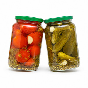 Low Price Vietnam Factory Tasty ISO Certificated <b>Pickled</b> Assorty Cucumber and Tomato in Vinegar Customized Pakaging - Product Image 1
