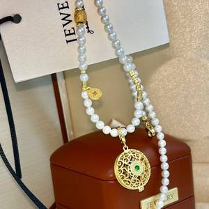 Collar de Perlas de Alta Gama para Mujer, Estilo Antiguo, Nuevo Estilo Chino, Colgante Hueco con Múltiples Detalles, Accesorios para Hanfu - Product Image 4