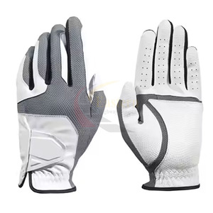 Gants de golf sportifs personnalisés en cuir de cabretta véritable pour adultes, plusieurs couleurs au choix, en peau de mouton respirante, logo personnalisé - Product Image 5