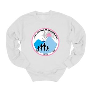 Camiseta Gráfica de Manga Larga Blanca para Mujer, con Logotipo Redondo Estampado, Cuello Redondo, Informal, Ligera, para Uso Diario, Cómoda - Product Image 1