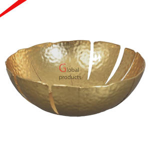 ชามใส่ผลไม้หรูหราทรงกลมปี 2026 ทำจากโลหะขัดเงาสีเงิน พร้อมฐานตกแต่งสีทอง สำหรับใส่ถั่ว ใช้ตกแต่งบ้าน - Product Image 2