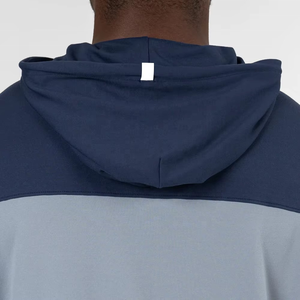 2025 nouveau Style et vente en gros logo sweats à capuche hommes sweat uni Sport coton hommes pull à capuche avec poche kangourou bloc couleur - Product Image 5