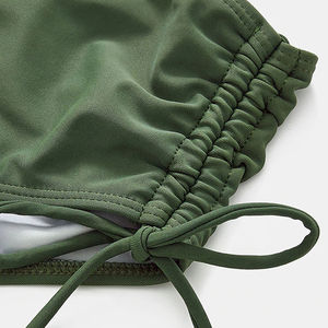 Conjunto de Bikini sin Mangas con Cuello en V para Mujer, Corte Clásico, Estampado Completo, Secado Rápido, Poliéster y Spandex, Ropa de Playa - Product Image 6