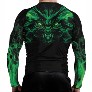 Rashguard de Sublimación de Alto Gramaje para Hombre, con Logotipo Personalizado, para Artes Marciales, Entrenamiento, No-Gi, Grappling, Jiu Jitsu, BJJ - Product Image 5