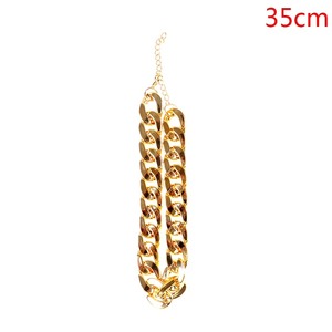 Collar de Cadena Ajustable de Lujo en Oro para Perros y Gatos, Accesorios de Collar Metálico para Mascotas, Collar para Perros y Gatos - Product Image 6