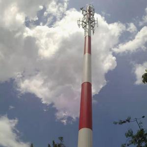 Трехногая треугольная свободно стоящая ячеистая решетчатая оцинкованная стальная телекоммуникационная опорная опора - Product Image 3