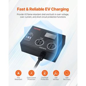 Presa di Distribuzione Elettrica Intelligente NEMA 14-30 con Indicatore LED a 3 Colori 240V per Asciugatrice EV - Product Image 5