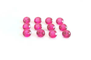 หินควอทซ์พลอยสีแดงเจียระไนคุณภาพสูงขนาด6มม. 8มม. 10มม. หิน2กะรัต - Product Image 5