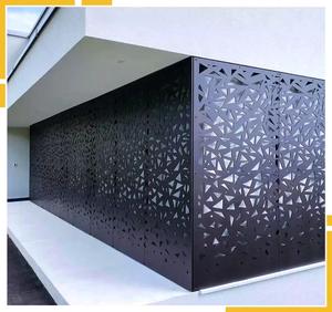 Puerta Principal Plegable de Aluminio y Acero Inoxidable, Ecológica, para Entrada de Villa, con Diseño Eléctrico de Alta Calidad - Product Image 6