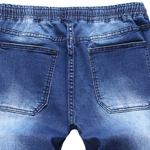 Wholesale <b>Men</b> Denim <b>Cargo</b> <b>Shorts</b> Solid Pattern Casual Comfortable Breathable Eco-Friendly OEM Service Outdoor <b>Shorts</b> - Product Image 2