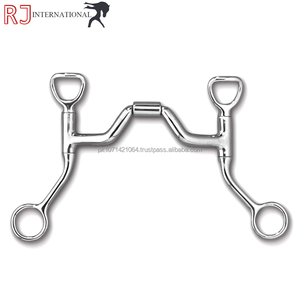 Mors de dressage western en acier inoxydable pour chevaux, durables, épaisseur de bouche 16 mm, pour l'entraînement, mors d'équitation de la meilleure qualité - Product Image 5