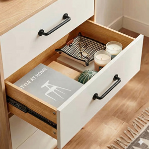 Poignée de tirage en alliage de zinc moderne et durable pour armoire de cuisine, placard, salle de bain, tables de nuit – Noir mat minimaliste - Product Image 6