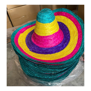 Sombrero Mexicano Tradicional de Paja, Diseño Artesanal al por Mayor para Playa, Viajes, Festivales, Eventos, Accesorios de Disfraces y Regalos - Product Image 1