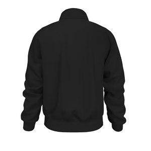Chándal de punto con cremallera, cuello alto, sin capucha, informal de invierno, unisex, para niños, holgado, ajustado, de peso pesado - Product Image 3