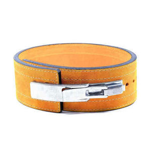 Cinturón de Levantamiento de Pesas de Cuero Genuino al por Mayor, Cinturón de Soporte de Fuerza para Entrenamiento de Gimnasio y Powerlifting de Alta Resistencia, Logotipo Personalizado - Product Image 4