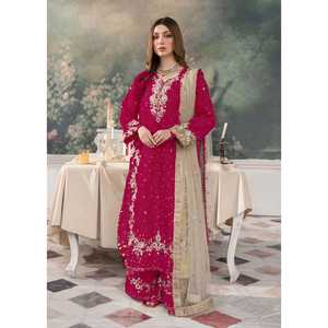 Ensemble de costumes de soirée pour femmes de créateur Séquence Brodée Travail - Product Image 2