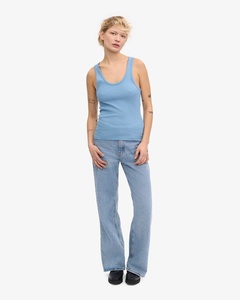 Factory Direct Sale Women's Sportswear <b>Knitted</b> <b>Tank</b> <b>Top</b> Eco-Friendly Quick Dry Breathable Cotton Blend Lightweight - Product Image 5