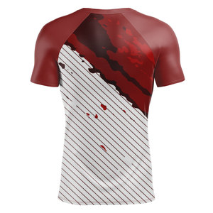 OEM <b>Design</b> <b>Compression</b> MMA Rashguard for Mens <b>Custom</b> Sublimated Printed Rash Guards Wholesale Performance Training Rash Vest - Product Image 6