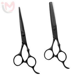 กรรไกรตัดผมกรรไกรเล็มผมแบบแบนใบมีดสแตนเลสคม - Product Image 1