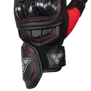 Unisex Genuine White Leather Short Windproof Motorcycle <b>Gloves</b> Black Racing Motorbike Grip Protective Summer Outdoor Skiing - Product Image 6
