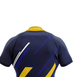 Maillot de rugby à manches courtes de style nouveau, design professionnel, tissu polyester respirant, prix bas, service OEM ODM personnalisé - Product Image 6