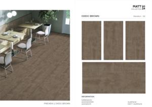 Carreaux de porcelaine au look contemporain, finition mate, 60x120cm, 600x1200mm, format 24x48, pour murs et sols intérieurs de luxe. - Product Image 5