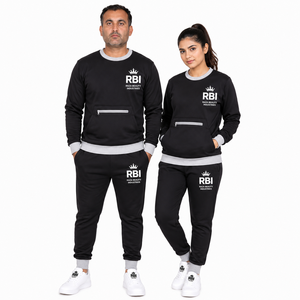 Ensemble de survêtement personnalisé 100% coton léger et écologique, 2 pièces, vêtements de sport en molleton unisexe, chaud, respirant et élastique - Product Image 5
