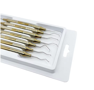 Kit de Curetas Dentales Gracey, Acero Inoxidable, Manual, 7 Piezas, Instrumentos para Periodoncia, Raspado de Raíces, Dentavex CE - Product Image 6