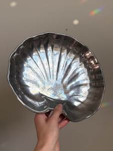 Frutero de Metal Plateado para Decoración de Mesa, Técnica de Fundición a Mano, Diseño Moderno, Tazones de Metal para Servir en Fiestas - Product Image 5