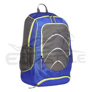 Sac à dos de football bleu, sac de sport durable avec plusieurs compartiments, vente en gros, sac à dos de voyage pour entraînement de football pour adultes - Product Image 1
