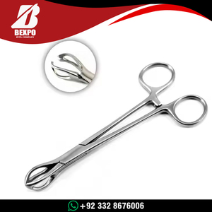 Pince à éponges chirurgicales manuelle en acier, droite et courbée, pour la manipulation et la fixation des pansements, idéale pour l'hôpital – Meilleures ventes - Product Image 6