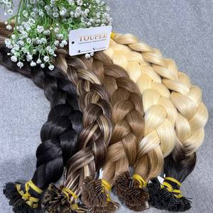 ผมต่อ Dream Hair T03 เวียดนามแท้ ไม่ผ่านการแปรรูป แบบปลายแบน 8 นิ้ว เย็บด้วยเครื่องแบบ Double Weft  ซุปเปอร์ดับเบิ้ลดรอน ปลายผมพร้อมดัด - Product Image 5