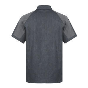 Vêtements de cuisine personnalisés unisexes écologiques en coton blanc, uniformes de restaurant, vestes de chef, tailles plus grandes, chemise de chef confortable - Product Image 5