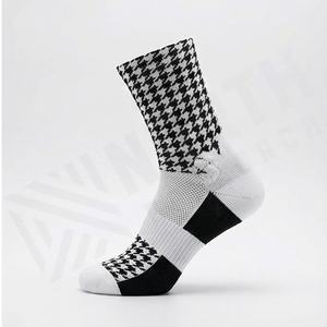 Quick Dry Crew Length <b>Running</b> <b>Socks</b> Lightweight Sports Men <b>Women</b> Athletic Breathable Moisture Wicking Gym Fit Wear Customized - Product Image 3
