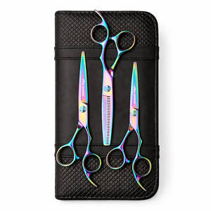 Tijeras de Corte Profesionales Color Rosa Arcoíris, Acero Inoxidable de Alta Calidad, Mango Ergonómico para un Uso Cómodo - Product Image 6