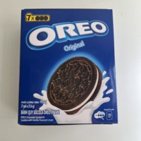 Vente en gros de crème à la vanille Oreo Biscuit 248.4g/ 27.6g x 9 pièces x 12 boîtes de chocolat en poudre avec des bonbons du Vietnam