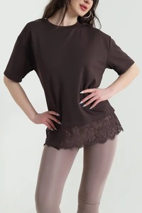 เสื้อคอเต่าผู้หญิงไซส์ใหญ่ EVER GLOW สีพื้น ผ้าถัก 100% คอตตอน ยับยาก แห้งเร็ว ระบายอากาศ ป้องกันรังสียูวี มีโลโก้ สไตล์ลำลอง - Product Image 2