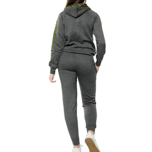 Ensemble de survêtement unisexe personnalisé à séchage rapide, tissu léger et respirant, col montant, soldes d'automne - Product Image 4