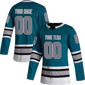 New Style Training Ice Hockey Custom Print Sublimation Club Team Your Logo 100% <b>Polyester</b> Breathable Sportswear Hockey Jersey - Product Image 2