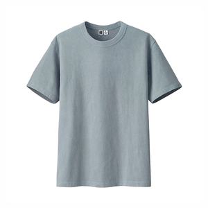 เสื้อยืดสีดำสำหรับผู้ชายผ้าฝ้าย100% ฟอกสีสไตล์สตรีทไซส์ใหญ่พิเศษ - Product Image 6