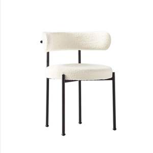 Silla Moderna para el Hogar, Muebles para Sala de Estar, Silla Clásica de Diseño, Sillas Metálicas Simples, Silla de Cuero Sintético PU Suave - Product Image 4